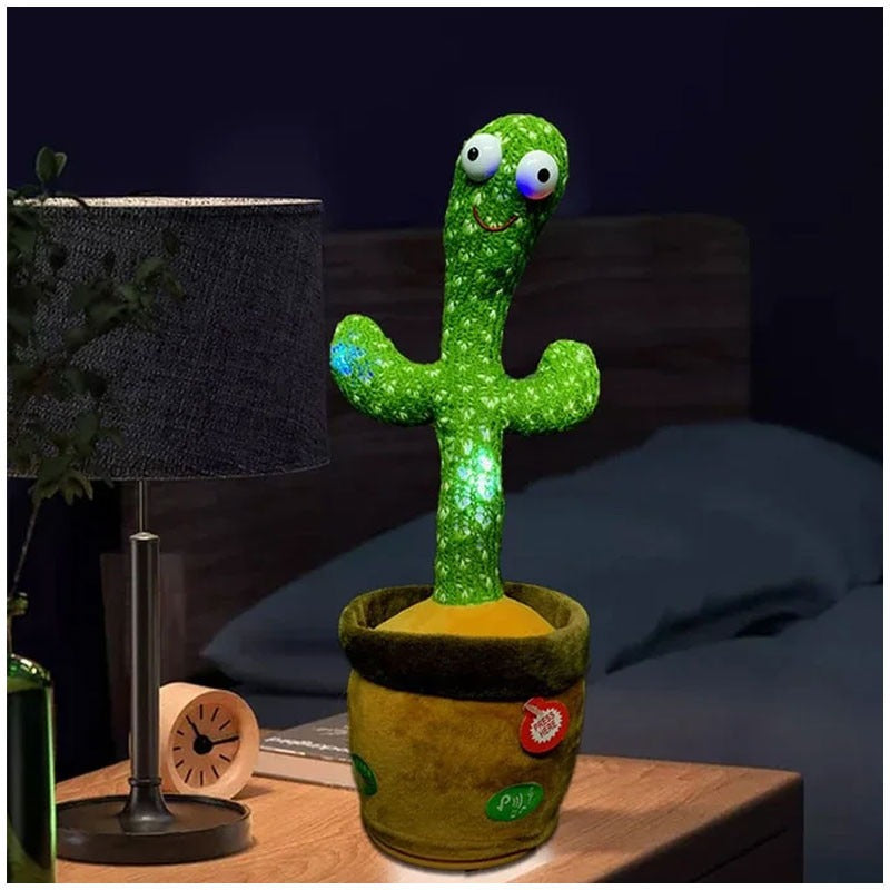 Portable Rechargeable Dancing Cactus Toy β Talking & Musical Baby Toy (With Box)