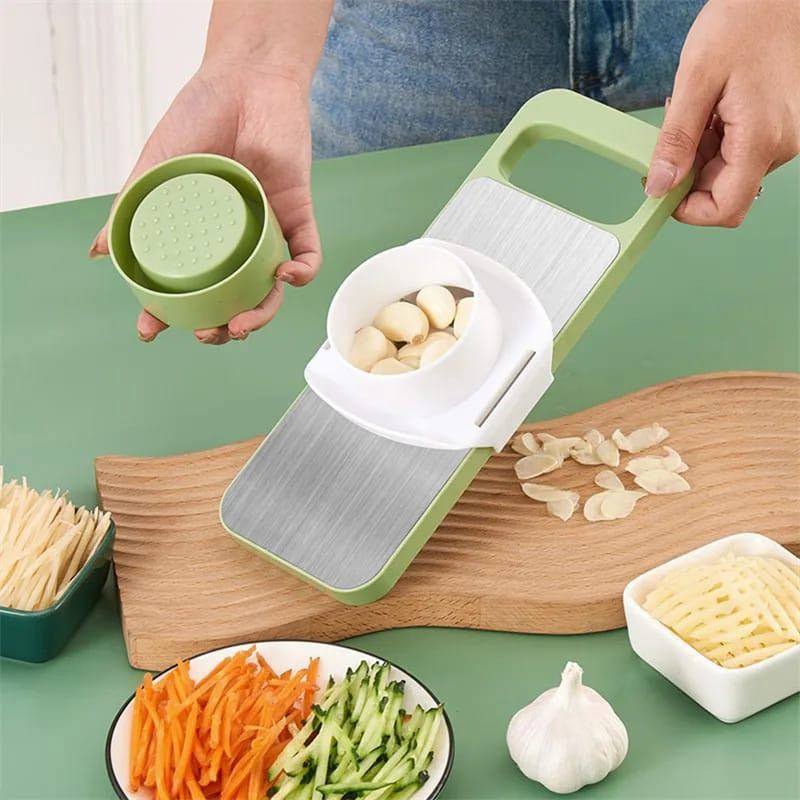 5 in 1 Vegetable Cutter ā Multifunctional Stainless Steel Vegetable Slicer & Chopper