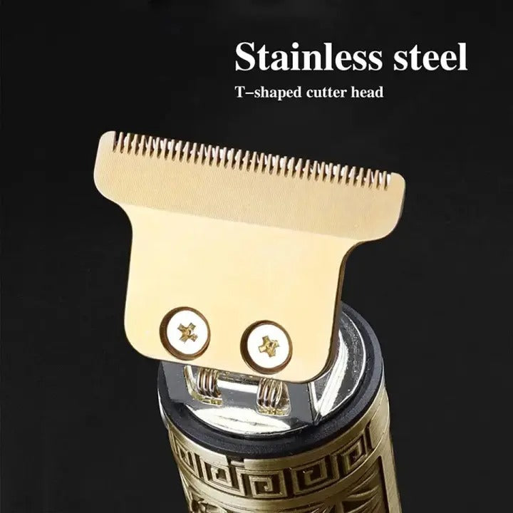 Vintage T9 USB Rechargeable Hair Trimmer for Men | Beard & Hair Clipper