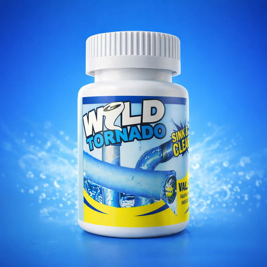Wild Tornado Drain Cleaner Powder – Powerful Sink & Pipe Clog Remover