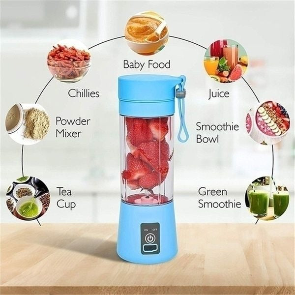 Electric Fruit Extractor Juice Blender Machine Rechargeable
