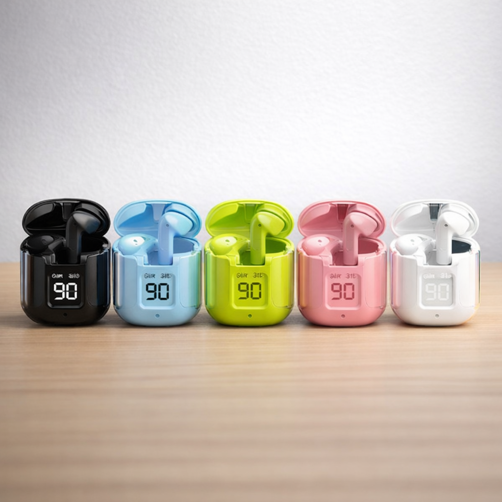 Air31 TWS Wireless Earbuds ā Transparent Bluetooth 5.3 Earbuds with LED Display