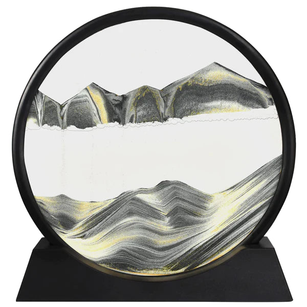 3D Moving Sand Art LED Lamp | Premium Flowing Sand Night Light for Home & Office