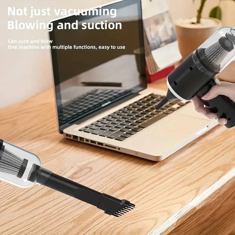 Portable 3-in-1 Vacuum Cleaner – Wireless Handheld Car & Home Vacuum, Air Duster & Blower