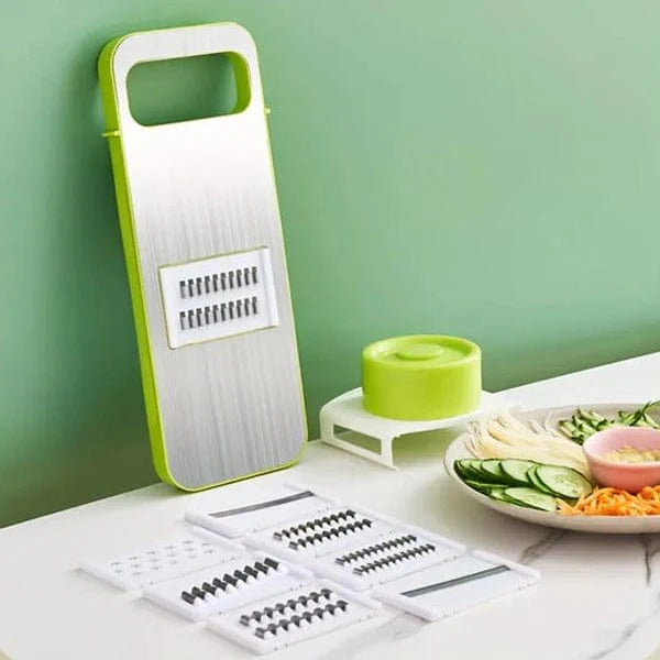5 in 1 Vegetable Cutter – Multifunctional Stainless Steel Vegetable Slicer & Chopper
