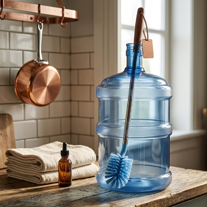 19L Water Bottle Cleaning Brush | Adjustable 40–60cm Long Handle
