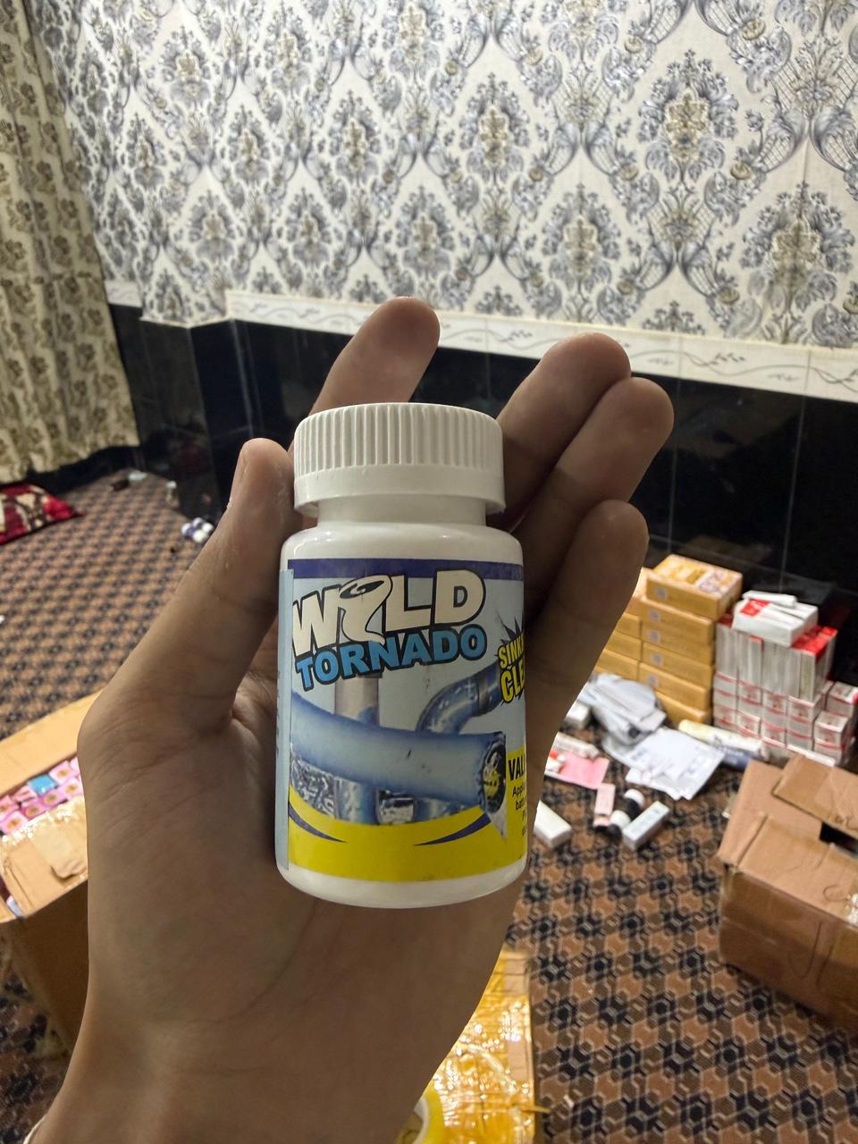 Wild Tornado Drain Cleaner Powder – Powerful Sink & Pipe Clog Remover