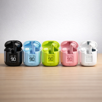 Air31 TWS Wireless Earbuds – Transparent Bluetooth 5.3 Earbuds with LED Display
