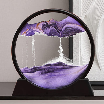 3D Moving Sand Art LED Lamp | Premium Flowing Sand Night Light for Home & Office