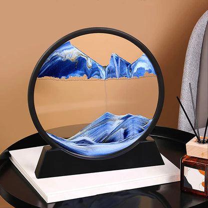 3D Moving Sand Art LED Lamp | Premium Flowing Sand Night Light for Home & Office