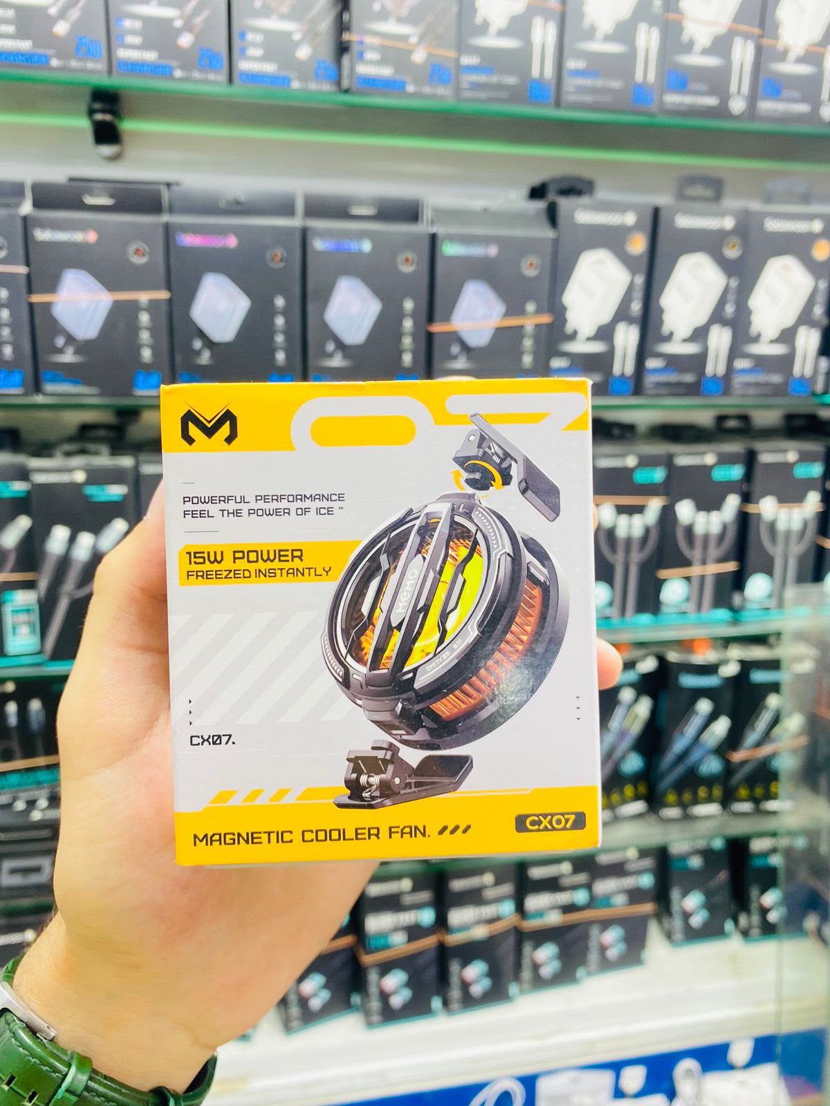 MEMO CX07 15W Magnetic Phone Cooler Fan for Gaming