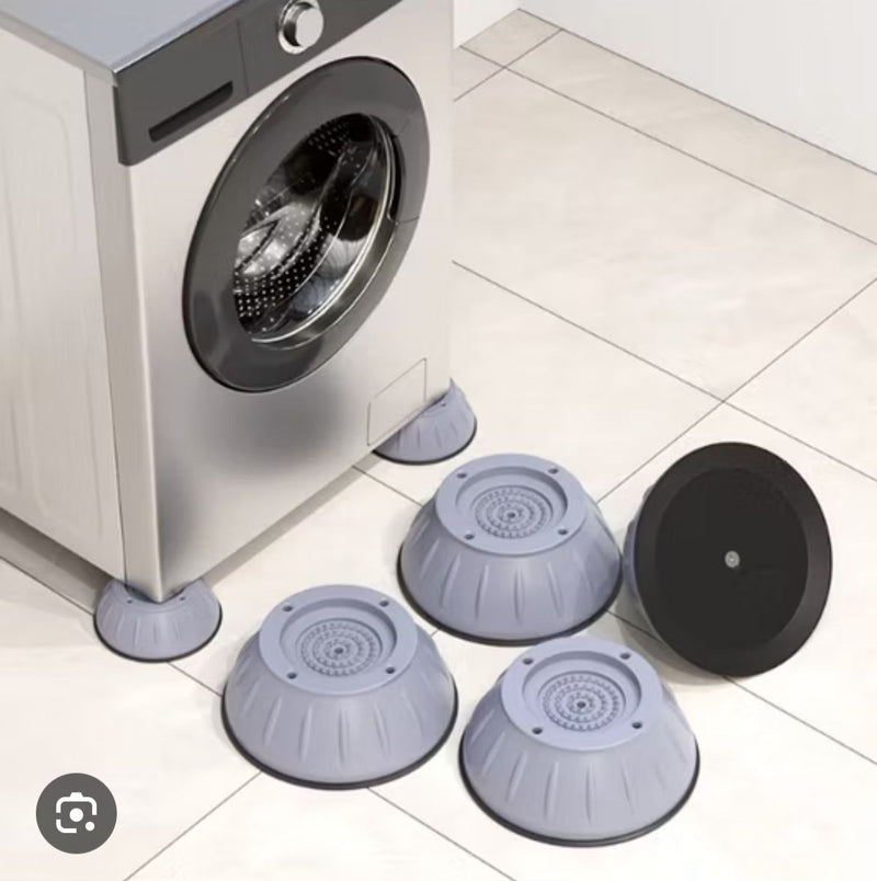 Washing Machine Anti-Vibration Pads Set of 4 – Non-Slip Shock Absorbing Floor Protectors