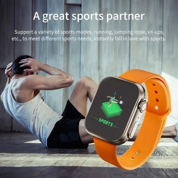 D20 Ultra Smart Watch – Fitness Tracker with Heart Rate & Health Monitoring