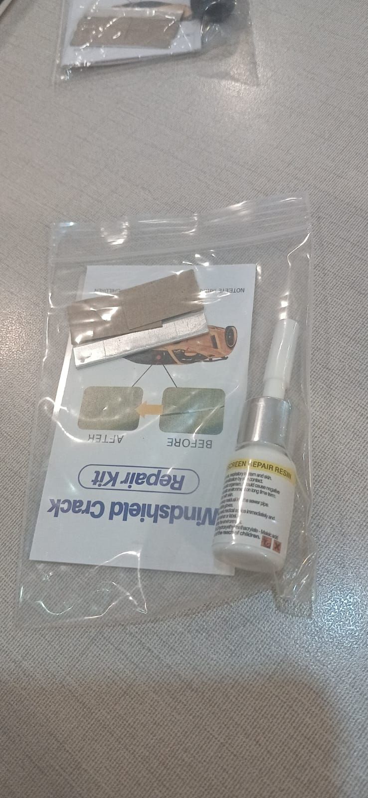 Windshield Crack Repair Kit – 2 PCs | Car Glass Chip & Crack Repair Tool
