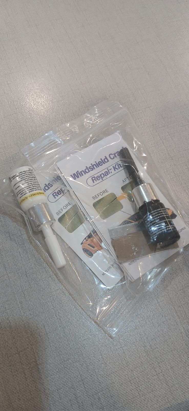Windshield Crack Repair Kit – 2 PCs | Car Glass Chip & Crack Repair Tool