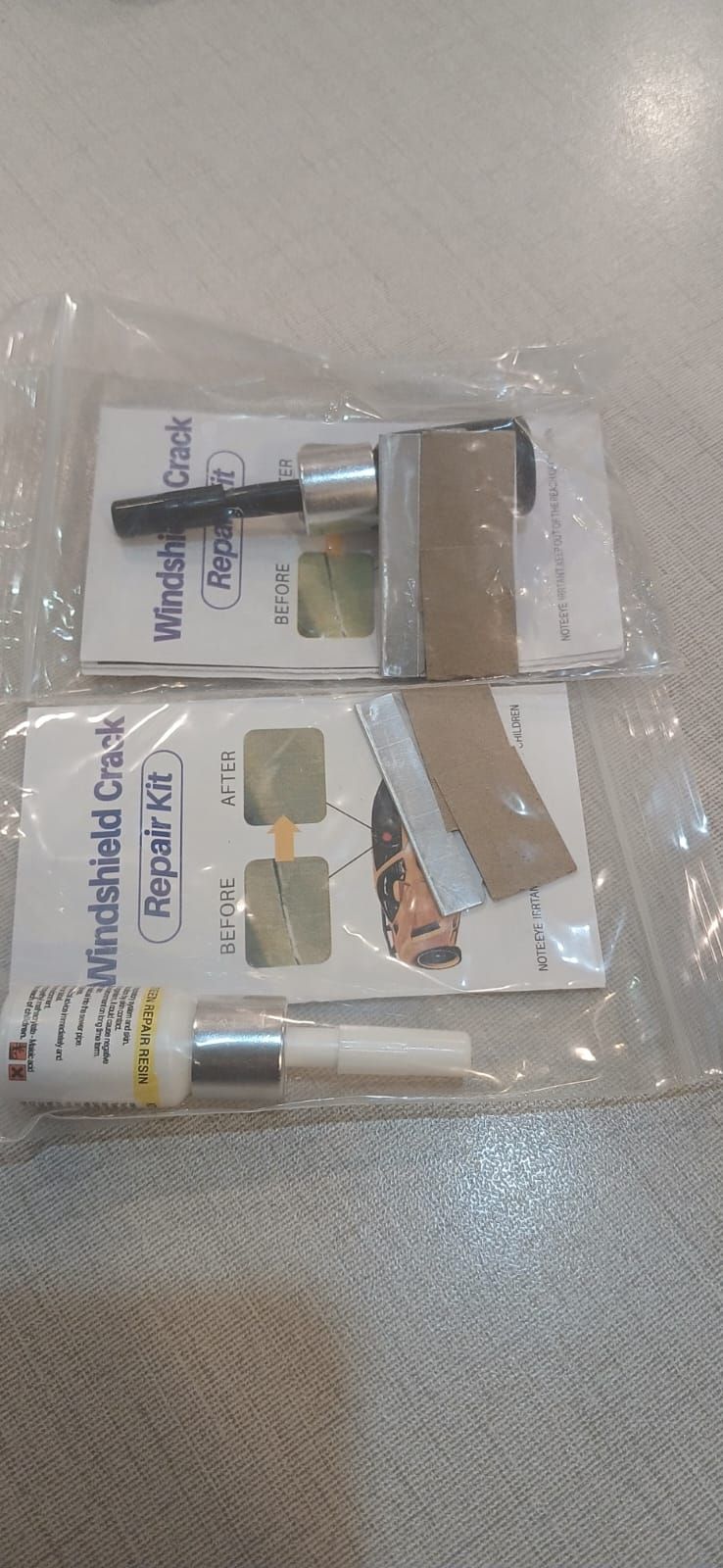 Windshield Crack Repair Kit – 2 PCs | Car Glass Chip & Crack Repair Tool