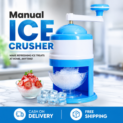 Manual Ice Crusher Machine – Gola Ganda & Snow Cone Ice Shaver