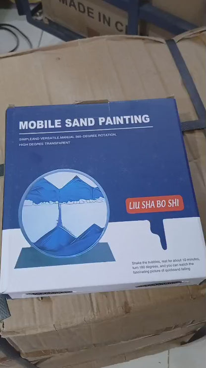3D Moving Sand Art LED Lamp | Premium Flowing Sand Night Light for Home & Office