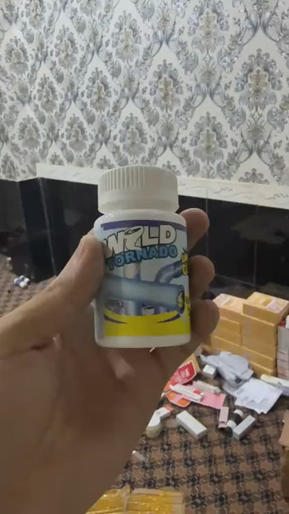 Wild Tornado Drain Cleaner Powder – Powerful Sink & Pipe Clog Remover